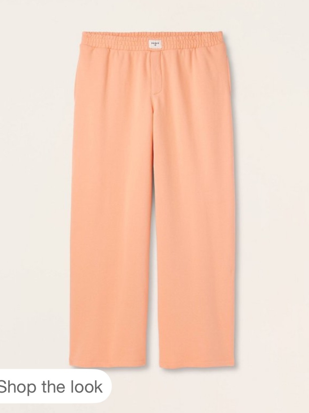 Parke x Target peach high rise boxer sweatpants XS